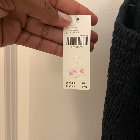 Anthropologie Square-Neck Poplin Midi Dress, Sz Sm - Picture 6 of 8